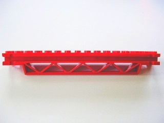 Support 2 x 16 x 2 Girder Triangular Horizontal in Red