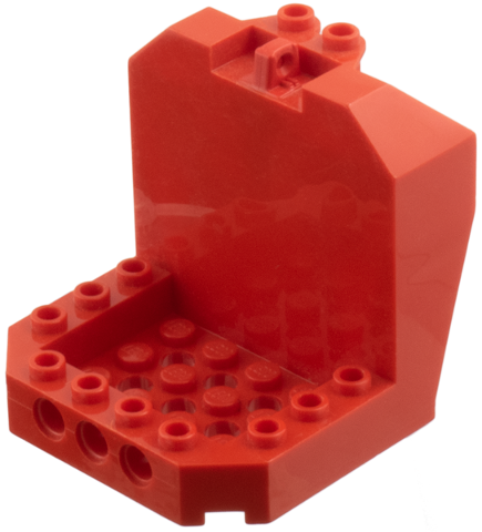 Cockpit 6 x 6 x 5 with Hinge in Red
