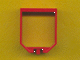 Container / Box, Open Ended 2 x 4 x 4 with 1 Hinge Finger Each End in Red