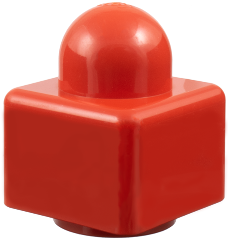 Primo Brick 1 x 1 in Red