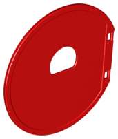 Duplo Ball Tube Exit Door in Red