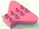 Duplo Brick 2 x 4 with Wings in Red