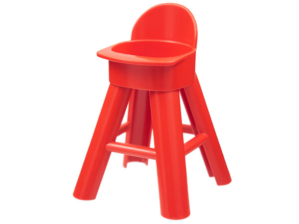 Duplo Doll High Chair in Red