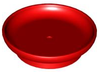 Duplo Dish in Red