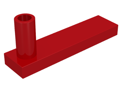 Fence Gate 1 x 4 x 2 Base in Red