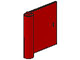 Door 1 x 5 x 4 Right in Red