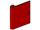 Door 1 x 5 x 4 Left in Red