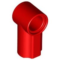 Technic Axle and Pin Connector Angled #1 in Red