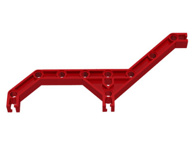 Znap Beam 16, 9 Holes, 5 Bends in Red