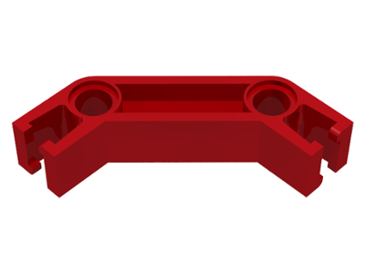 Znap Beam 4, 2 Holes, 2 Bends in Red