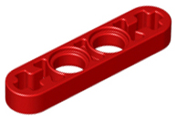 Technic Beam 1 x 4 Thin in Red