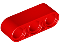 Technic Beam 1 x 3 Thick in Red