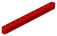 Technic Beam 1 x 11 Thick in Red