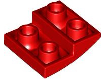 Brick Curved Inverted 2 x 2 x 2/3 in Red