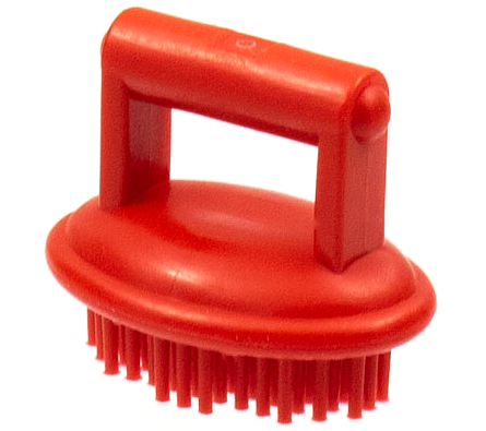 Scala, Animal / Creature Accessory, Horse Brush in Red
