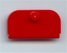 Mailbox Door 4 x 4 [Plain] in Red