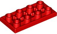 Tile Special 2 x 4 Inverted in Red
