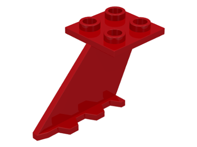 Tail 4 x 2 x 2 in Red