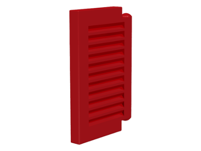 Window 1 x 2 x 2 Shutter in Red