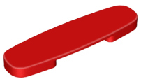 Duplo Train Action Plate [PLAIN] in Red