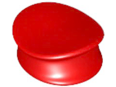 Cap, Police Style in Red