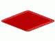 Baseplate 24 x 24 with Studs on Edges in Red