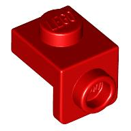 Bracket 1 x 1 - 1 x 1 in Red