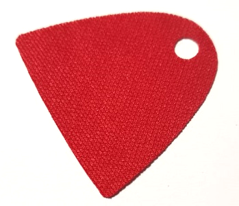 Neckwear Cape, Straight Bottom, One Top Hole [Spongy Stretchable Fabric] in Red