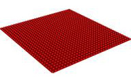 Baseplate 32 x 32 in Red