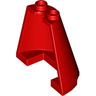 Cone Half 2 x 4 x 3 in Red