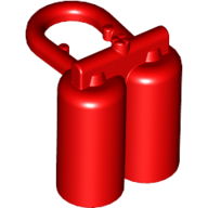 Minifig Neckwear Airtanks in Red