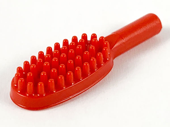 Equipment Hairbrush Short Handle [10mm] in Red