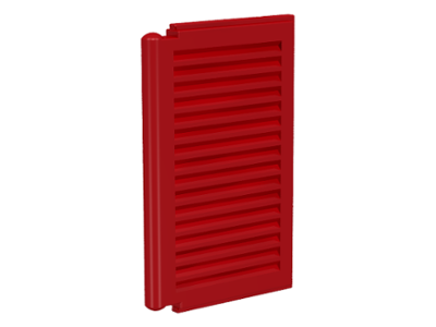 Window 1 x 2 x 3 Shutter in Red