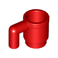 Equipment Cup / Mug [Plain] in Red