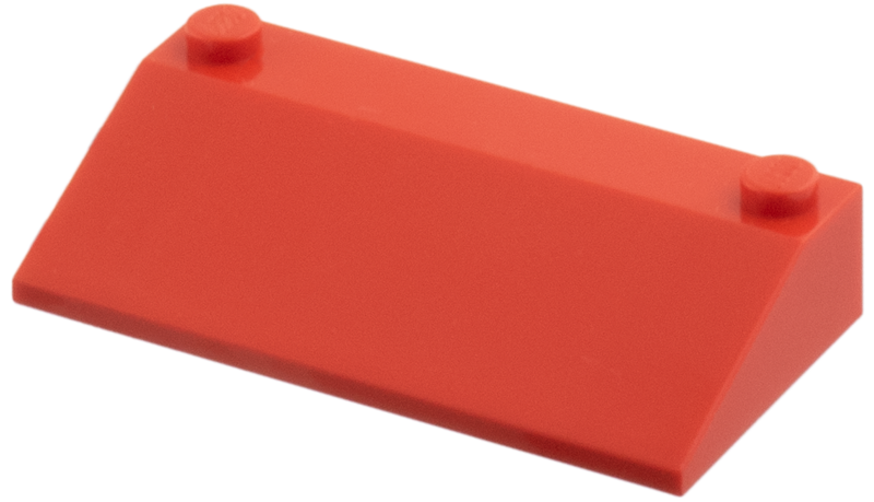 Brick Sloped 33° 3 x 6 in Red