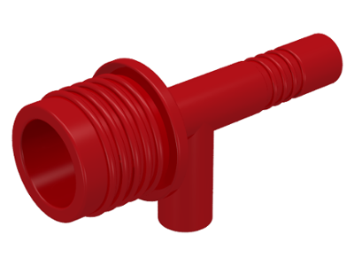 Weapon Gun / Torch (Space) [with Grooves] in Red
