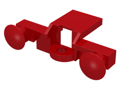 Train Buffer Beam in Red