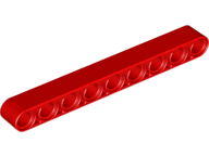 Technic Beam 1 x 9 Thick in Red