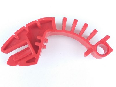 Large Figure Weapon, Disk Throwing Arm (Tohunga) in Red