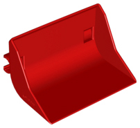 Duplo Bulldozer Bucket in Red