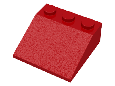 Brick Sloped 33° 3 x 3 in Red