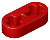 Technic Beam 1 x 2 Thin in Red
