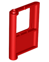 Door 1 x 4 x 5 Train Right in Red