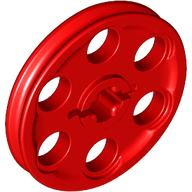 Technic Wedge Belt Wheel [aka Pulley] in Red