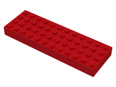Brick 4 x 12 in Red