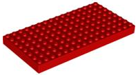 Brick 8 x 16 in Red