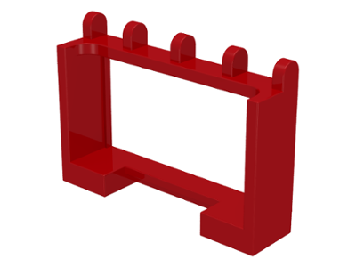 Hinge Vehicle Roof Holder 1 x 4 x 2 in Red