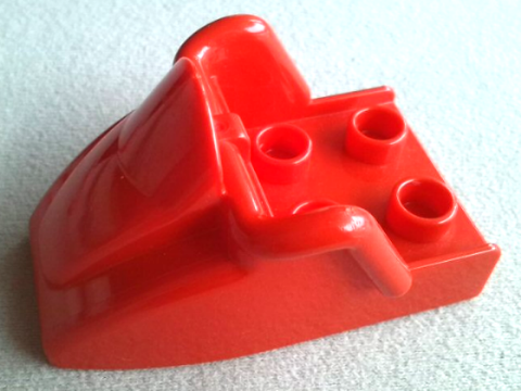 Duplo Snowmobile Front in Red