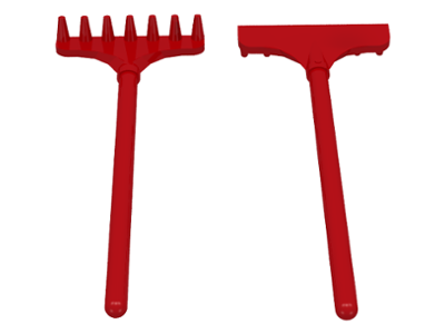 Fabuland, Equipment Rake in Red