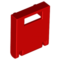 Box 2 x 2 x 2 Door with Slot in Red